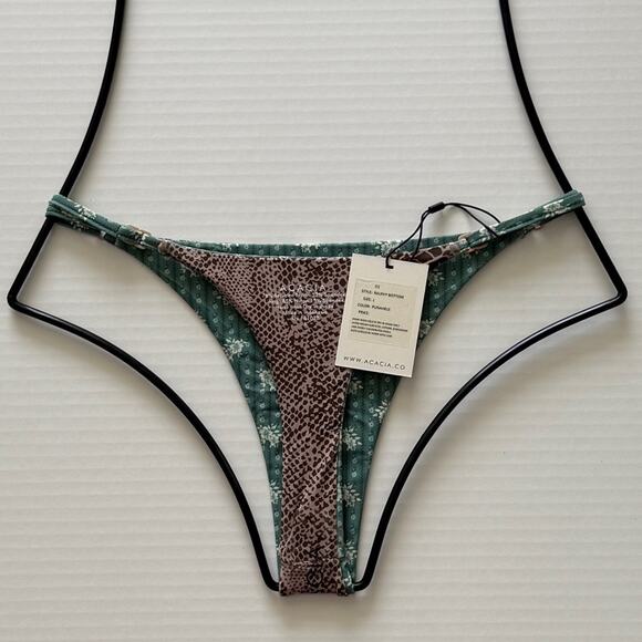 Acacia Swim RALPHY Bikini Bottom - Punahele - High Cut, Minimal Coverage - Large - Picture 4 of 8
